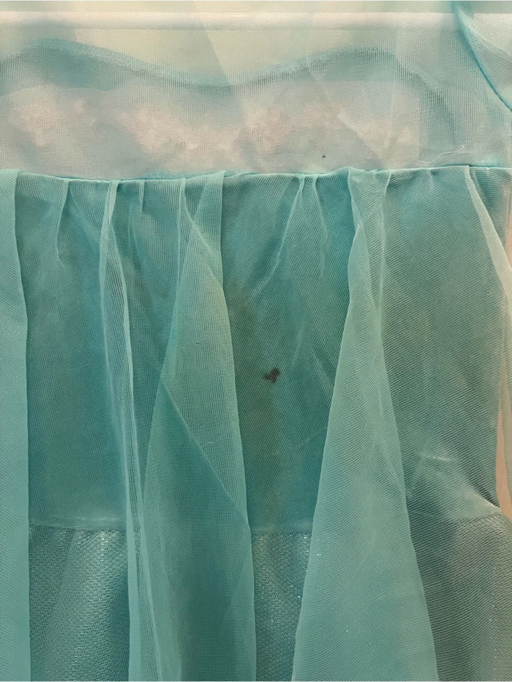 Turquoise Princess Tulle Dress Kids Costume